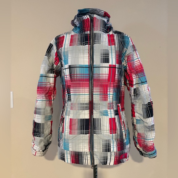 686 Women’s Plaid echo insulated ski jacket - Picture 1 of 7